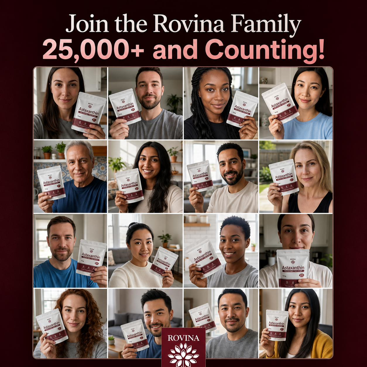 Rovina Astaxanthin - Nature’s Most Powerful Antioxidant for Whole Body Support & Cellular Protection