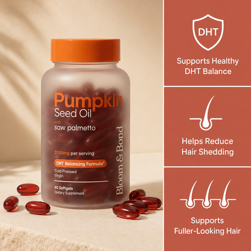 Bloom & Bond | Pumpkin Seed Oil Softgels